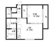 103/203/303号室(間取)