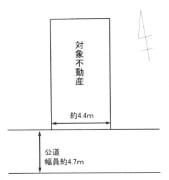 土地価格980万円、土地面積55.74m2