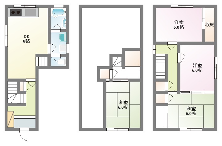4DK!昭和レトロな一戸建てで暮らしてみませんか?\\ペット相談可!!// 4DK!昭和レトロな一戸建てで暮らしてみませんか?\\ペット相談可!!//